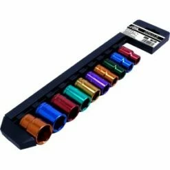 Autojack 1/2 SQ Drive 10pc Metric Professional Socket Set