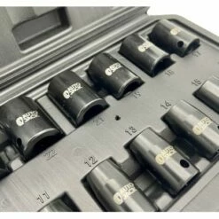 Autojack 13 Piece 1/2" Sq. Drive Metric Impact Socket Set -Lumberjack shop 13pc 6