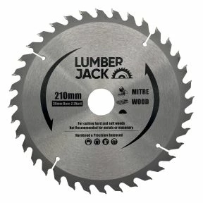 Lumberjack 210mm 36 Tooth Circular Saw Blade 30mm Bore 3 Lumberjack 210mm 36 Tooth Circular Saw Blade 30mm Bore