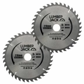 Lumberjack 210mm 36T & 48T Circular Saw Blades 30mm Bore 3 Lumberjack 210mm 36T & 48T Circular Saw Blades 30mm Bore