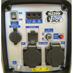 Autojack Petrol Generator Quiet Portable Suitcase Camping Inverter 2200W -Lumberjack shop 9 ig2200