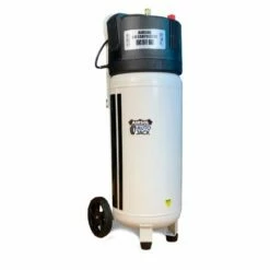 Autojack Portable 50 Litre Air Compressor Oil Free Vertical Tan 230V