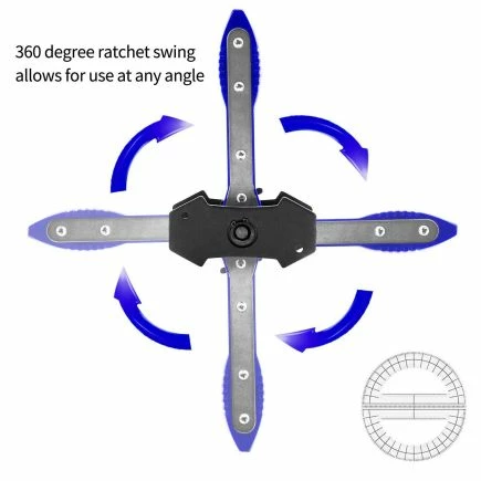 Autojack 360 Brake Caliper Press Ratchet Piston Spreader Tool 5 Autojack 360 Brake Caliper Press Ratchet Piston Spreader Tool - Image 3