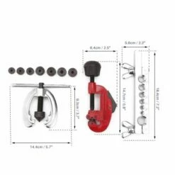 Autojack 10 Piece Brake Pipe Flaring And Cutting Kit -Lumberjack shop BPFK10 6