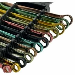 Autojack 12 Piece Multi-coloured Combination Spanner Set -Lumberjack shop CS12B 8