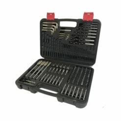 Lumberjack 150 Piece Drill Bit Set HSS Masonry Wood Screwdriver Bits