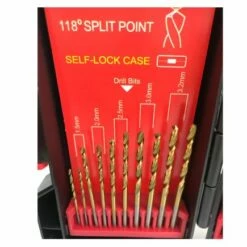 Lumberjack 17 Piece Drill Bit Set HSS Masonry Metal Bits -Lumberjack shop DBS1720 203