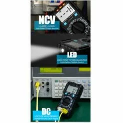 Autojack LCD Digital Multimeter Voltmeter Ammeter AC DC Current Circuit Tester -Lumberjack shop DM600 NEW7