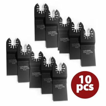 Lumberjack Multi Tool Blades 10 X Coarse Cut 34mm For Bosch Makita Fein 3 Lumberjack Multi Tool Blades 10 X Coarse Cut 34mm For Bosch Makita Fein