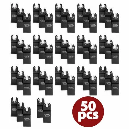 Lumberjack Multi Tool Blades 50 X Fine Cut 34mm For Bosch Makita Fein 3 Lumberjack Multi Tool Blades 50 X Fine Cut 34mm For Bosch Makita Fein