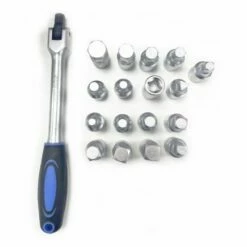 Autojack 18 Piece Oil Drain Sump Plug Key Socket Set 3/8" Drive 12 Autojack 18 Piece Oil Drain Sump Plug Key Socket Set 3/8" Drive -Lumberjack shop ODS18 10.jpg