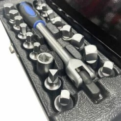 Autojack 18 Piece Oil Drain Sump Plug Key Socket Set 3/8" Drive 11 Autojack 18 Piece Oil Drain Sump Plug Key Socket Set 3/8" Drive -Lumberjack shop ODS18 9.jpg