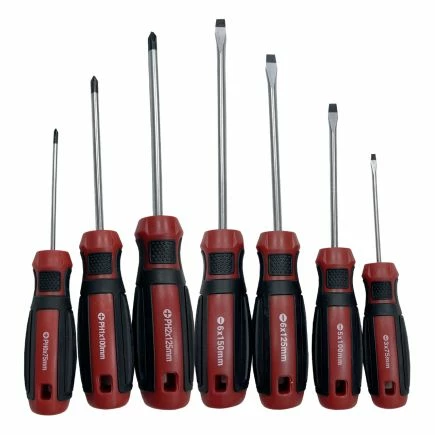 Lumberjack 7 Piece Magnetic Tipped Screwdriver Set 3 Lumberjack 7 Piece Magnetic Tipped Screwdriver Set
