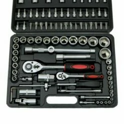 Autojack 94 Piece Metric Socket Set 1/2" & 1/4" -Lumberjack shop SS94SS 04