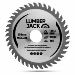 Lumberjack 254mm Circular Saw Blade TCT 40T 5/8" Bore For TS1800