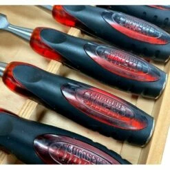 Lumberjack 8 Piece Bevel Edge Chisel Set In Wooden Case -Lumberjack shop WCS8P5