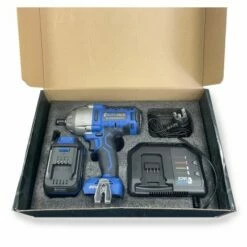 Autojack Cordless Impact Wrench 1000Nm 1/2" Drive With 20V 6Ah Battery & Charger 20 Autojack Cordless Impact Wrench 1000Nm 1/2" Drive With 20V 6Ah Battery & Charger -Lumberjack shop aiw010