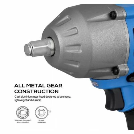Autojack Cordless Impact Wrench 1000Nm 1/2" Drive With 20V 6Ah Battery & Charger 5 Autojack Cordless Impact Wrench 1000Nm 1/2" Drive With 20V 6Ah Battery & Charger - Image 3
