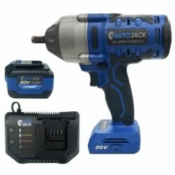 Autojack Cordless Impact Wrench 1000Nm 1/2" Drive With 20V 6Ah Battery & Charger