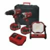 Lumberjack Cordless 20V Twin Kit Combi Drill Impact Driver Drill & Heavy Duty Work Light With 4A Batteries & Fast Charger 2 Lumberjack Cordless 20V Twin Kit Combi Drill Impact Driver Drill & Heavy Duty Work Light With 4A Batteries & Fast Charger -Lumberjack shop kit3 5