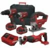 Lumberjack Cordless 20V Combi Drill Impact Driver Drill Jigsaw & Recip Reciprocating Saw With 4A Batteries & Fast Charger 2 Lumberjack Cordless 20V Combi Drill Impact Driver Drill Jigsaw & Recip Reciprocating Saw With 4A Batteries & Fast Charger -Lumberjack shop kit4 4