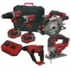 Lumberjack Cordless 20V Combi Drill Impact Driver Jigsaw Circular Saw & SDS Drill With 4A Batteries & Fast Charger 2 Lumberjack Cordless 20V Combi Drill Impact Driver Jigsaw Circular Saw & SDS Drill With 4A Batteries & Fast Charger -Lumberjack shop kit5 2