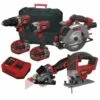 Lumberjack Cordless 20V Combi Drill Impact Driver Drill Jigsaw Circular Saw & Plunge Saw With 4A Batteries & Fast Charger 1 Lumberjack Cordless 20V Combi Drill Impact Driver Drill Jigsaw Circular Saw & Plunge Saw With 4A Batteries & Fast Charger -Lumberjack shop kit5 3