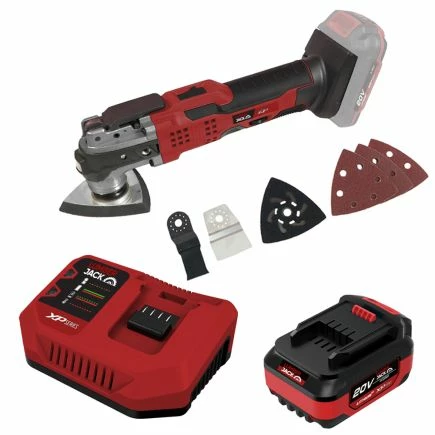 Lumberjack 20V Multi Tool 1x 4Ah Battery & Fast Charger 3 Lumberjack 20V Multi Tool 1x 4Ah Battery & Fast Charger