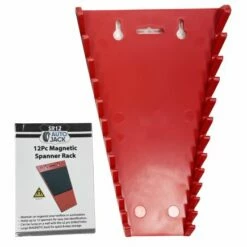 Autojack MAGNETIC Spanner Rack 12pc Storage Wrench Holder Plastic Organiser