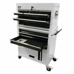 Autojack Portable Tool Trolley & Top Box With 13 Drawers